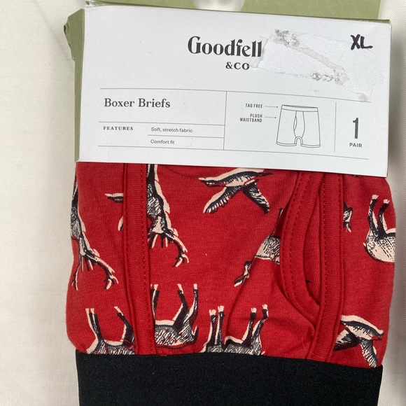 4 Men’s Assorted Boxer Briefs Underwear Size XL Deer Print, Hot Sauce - Picture 5 of 6